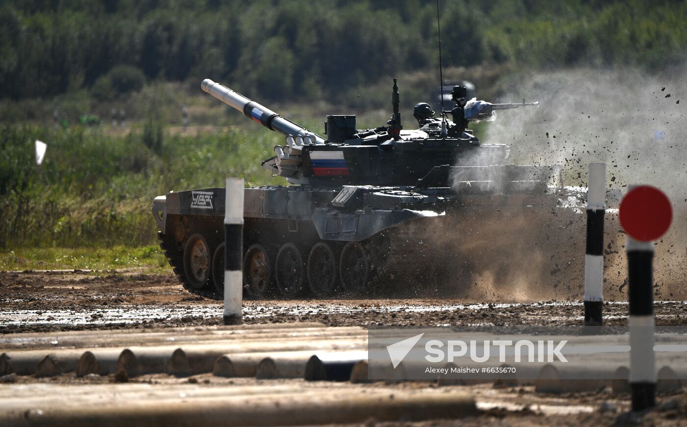 Russia Army Games Tank Biathlon