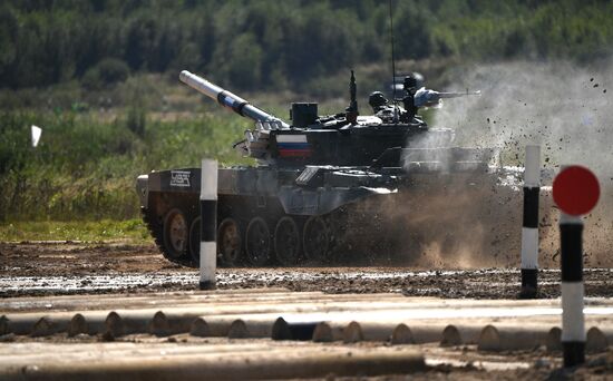 Russia Army Games Tank Biathlon