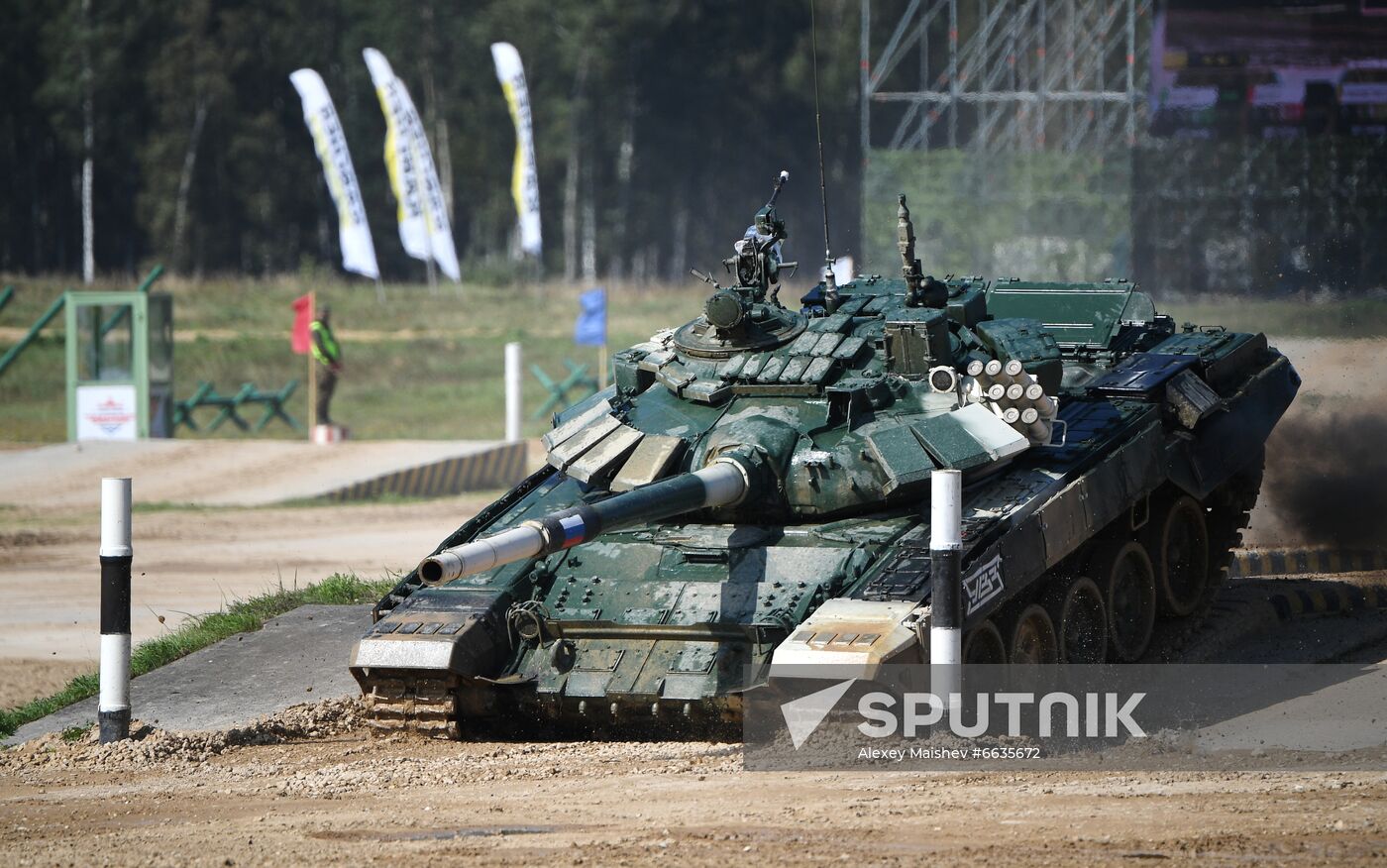 Russia Army Games Tank Biathlon