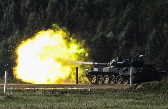 Russia Army Games Tank Biathlon