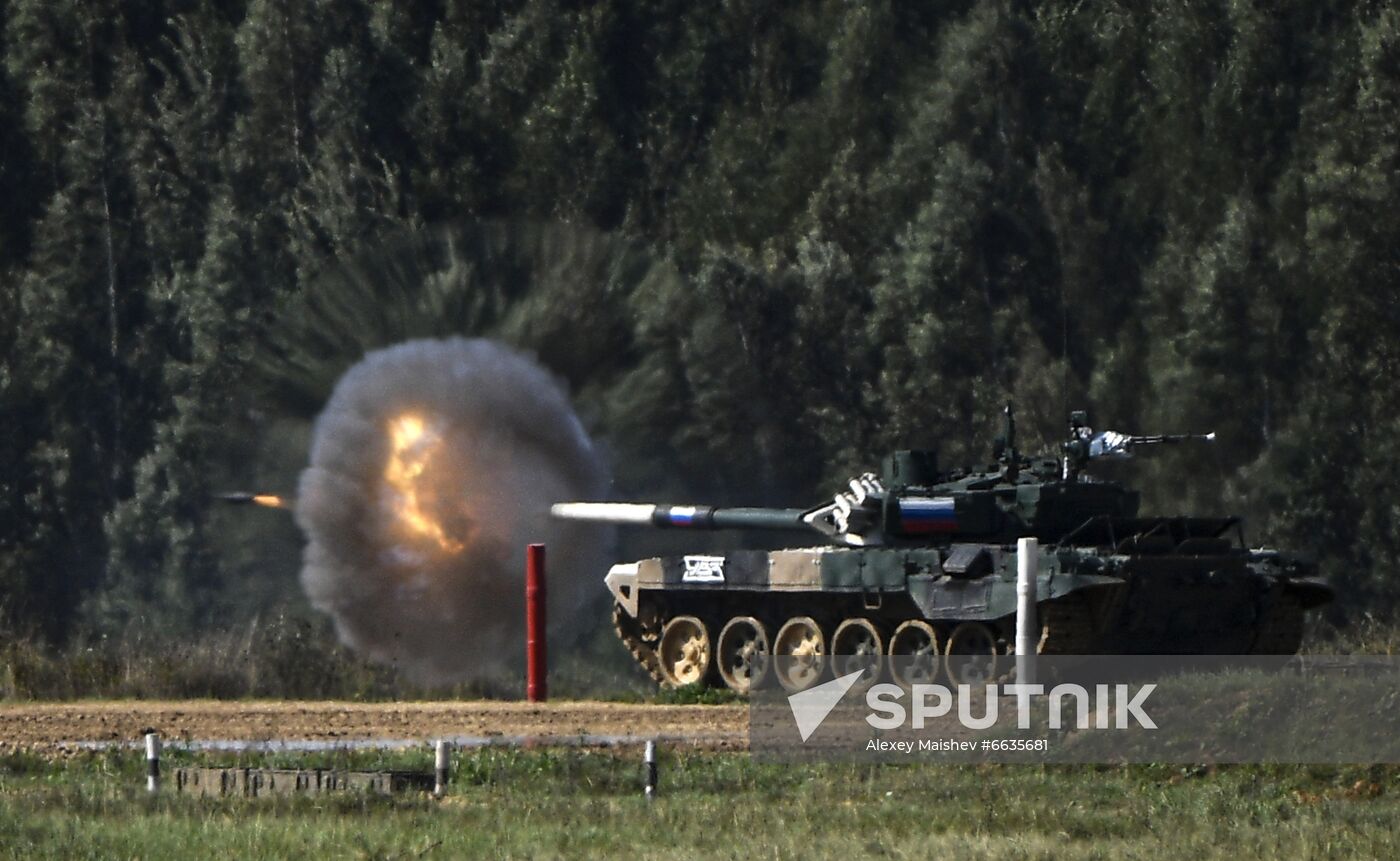 Russia Army Games Tank Biathlon