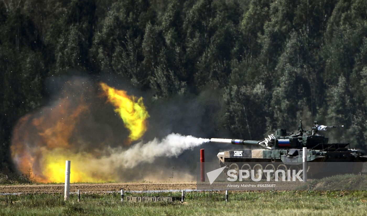 Russia Army Games Tank Biathlon