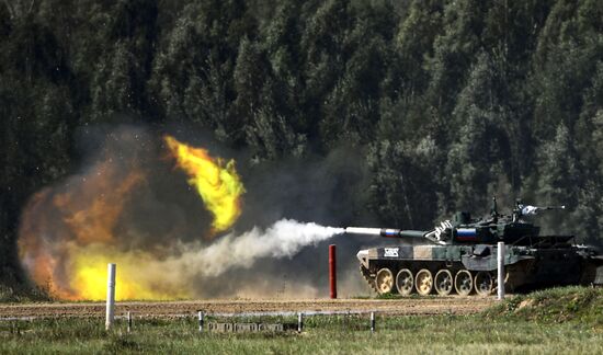 Russia Army Games Tank Biathlon