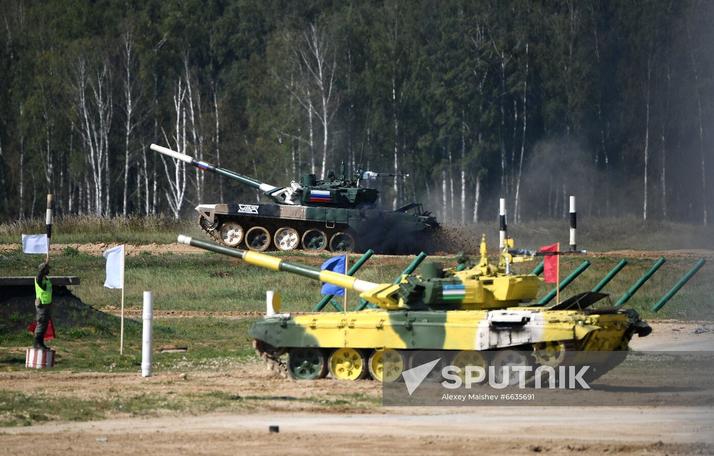 Russia Army Games Tank Biathlon