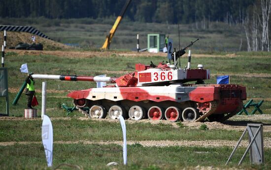 Russia Army Games Tank Biathlon