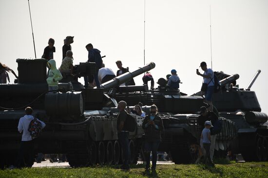 Russia Army Games Tank Biathlon