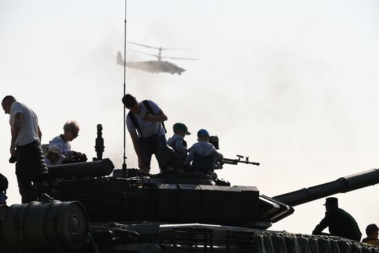 Russia Army Games Tank Biathlon