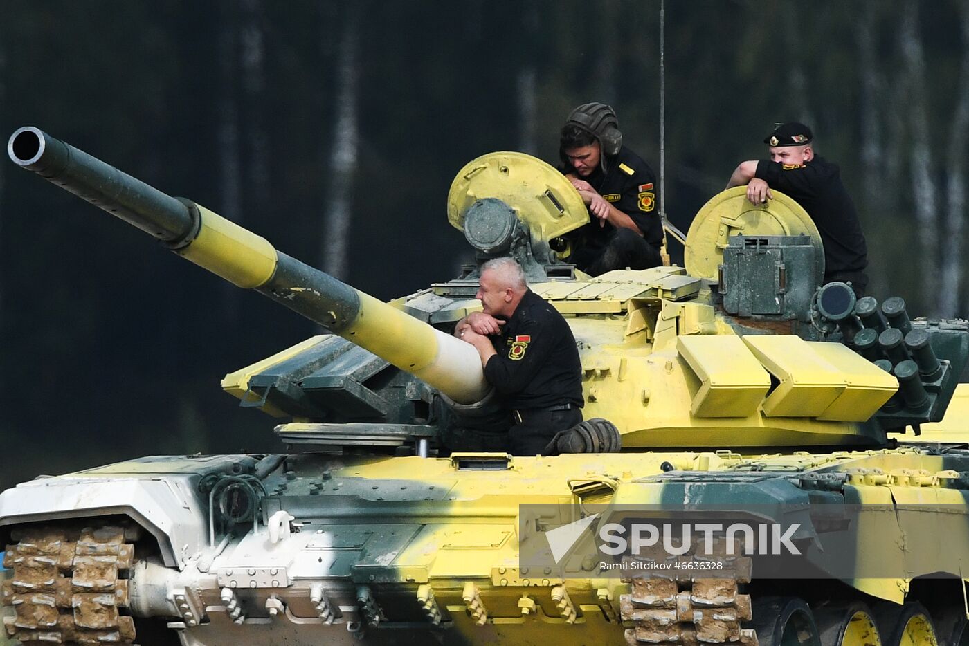 Russia Army Games Tank Biathlon