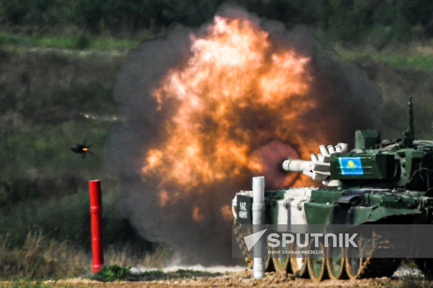 Russia Army Games Tank Biathlon