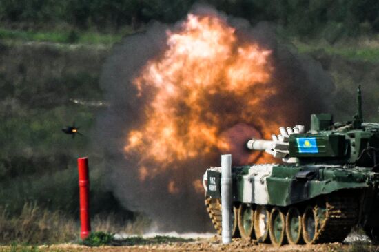 Russia Army Games Tank Biathlon