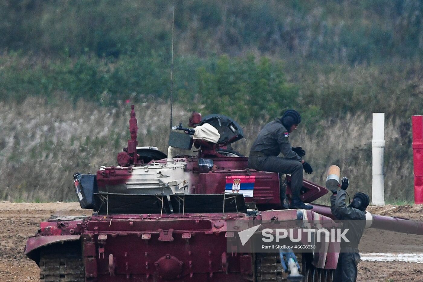 Russia Army Games Tank Biathlon