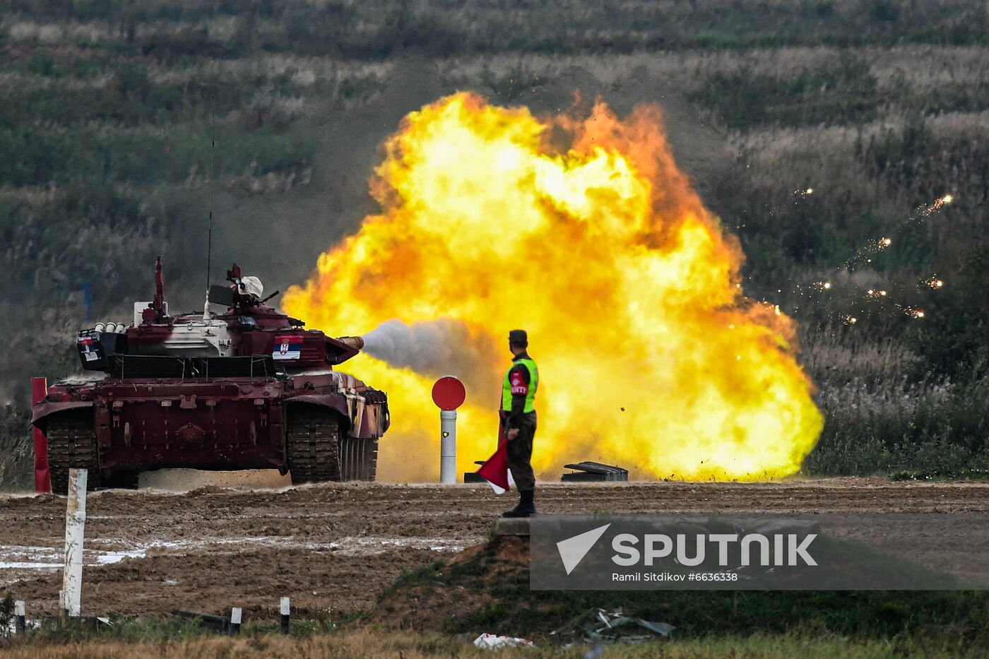 Russia Army Games Tank Biathlon