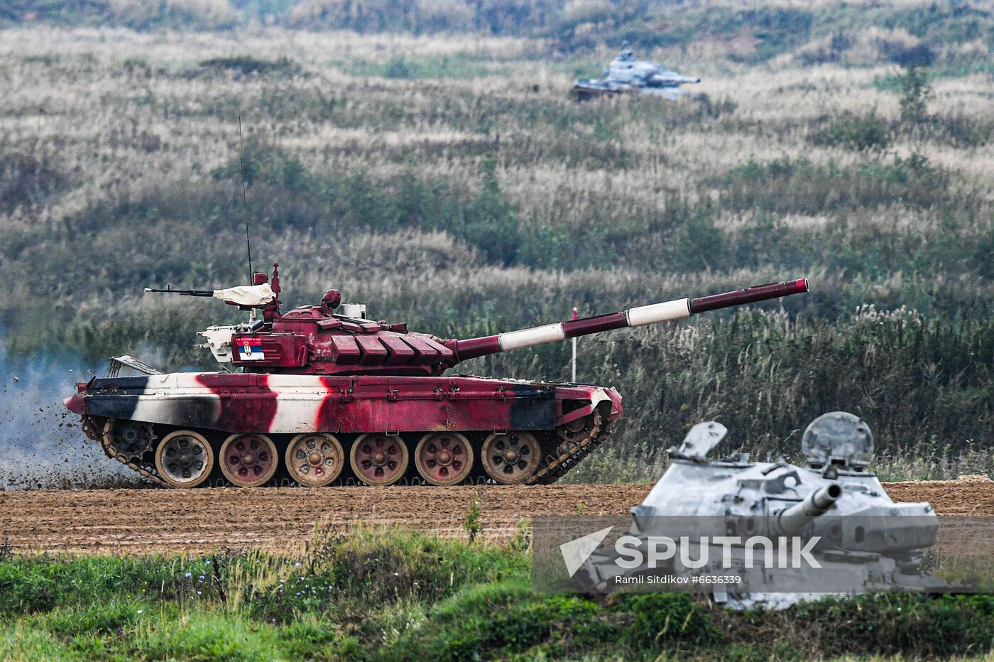 Russia Army Games Tank Biathlon