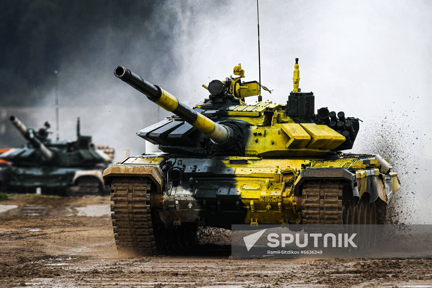 Russia Army Games Tank Biathlon