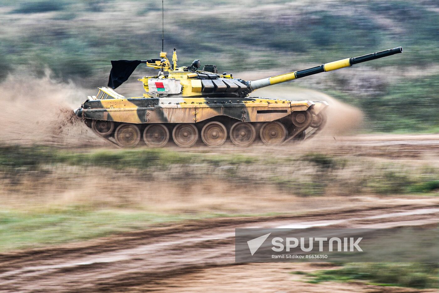 Russia Army Games Tank Biathlon