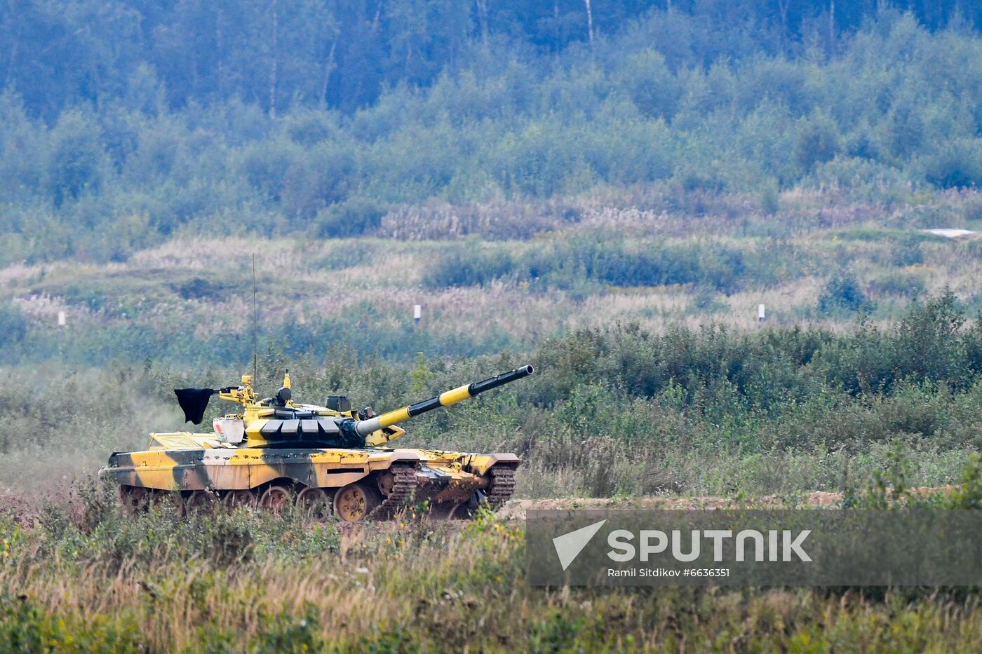 Russia Army Games Tank Biathlon