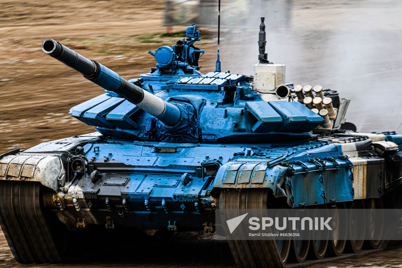 Russia Army Games Tank Biathlon