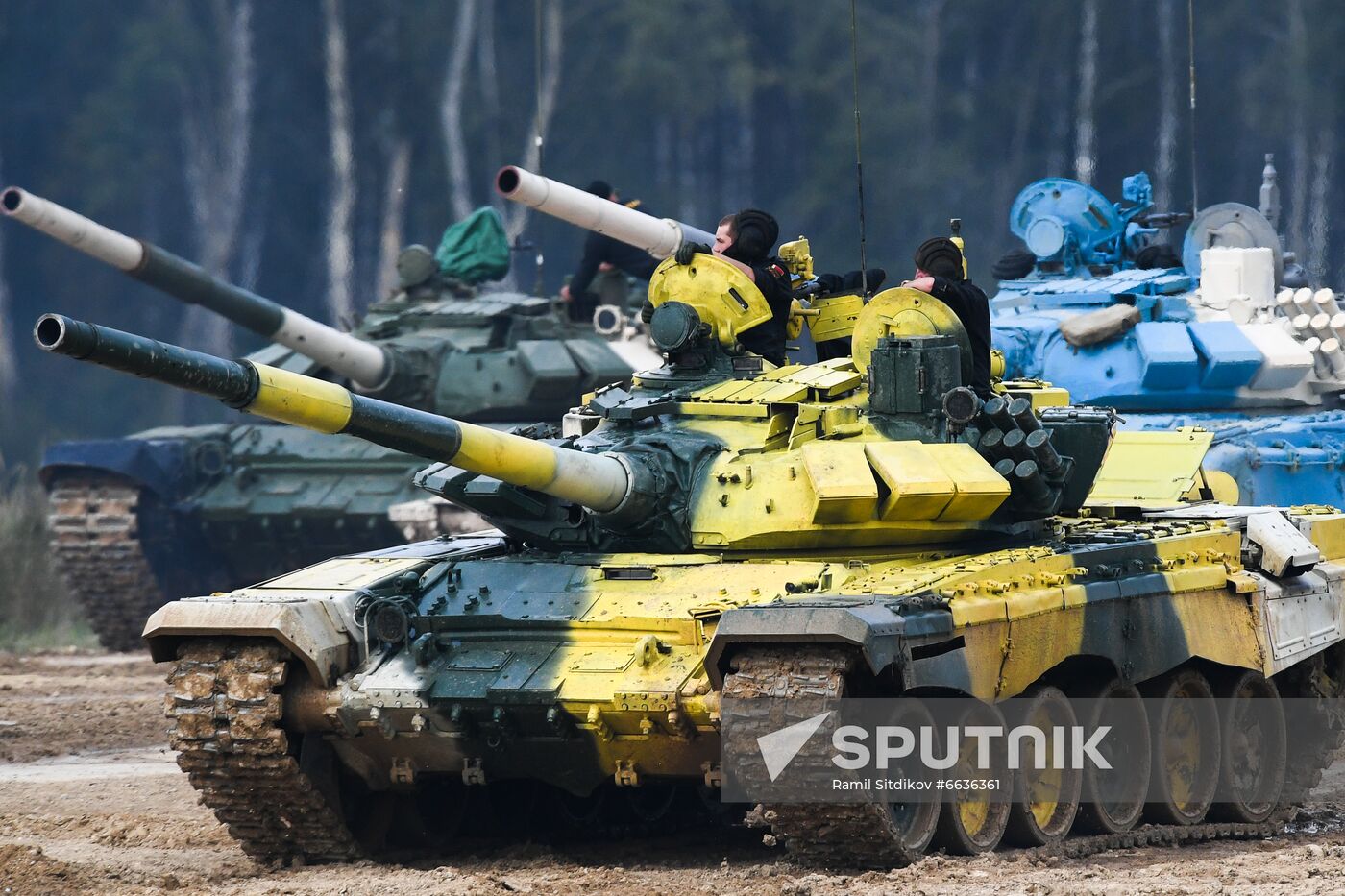 Russia Army Games Tank Biathlon