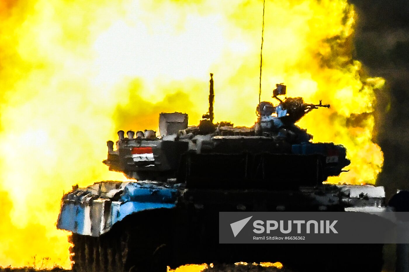 Russia Army Games Tank Biathlon