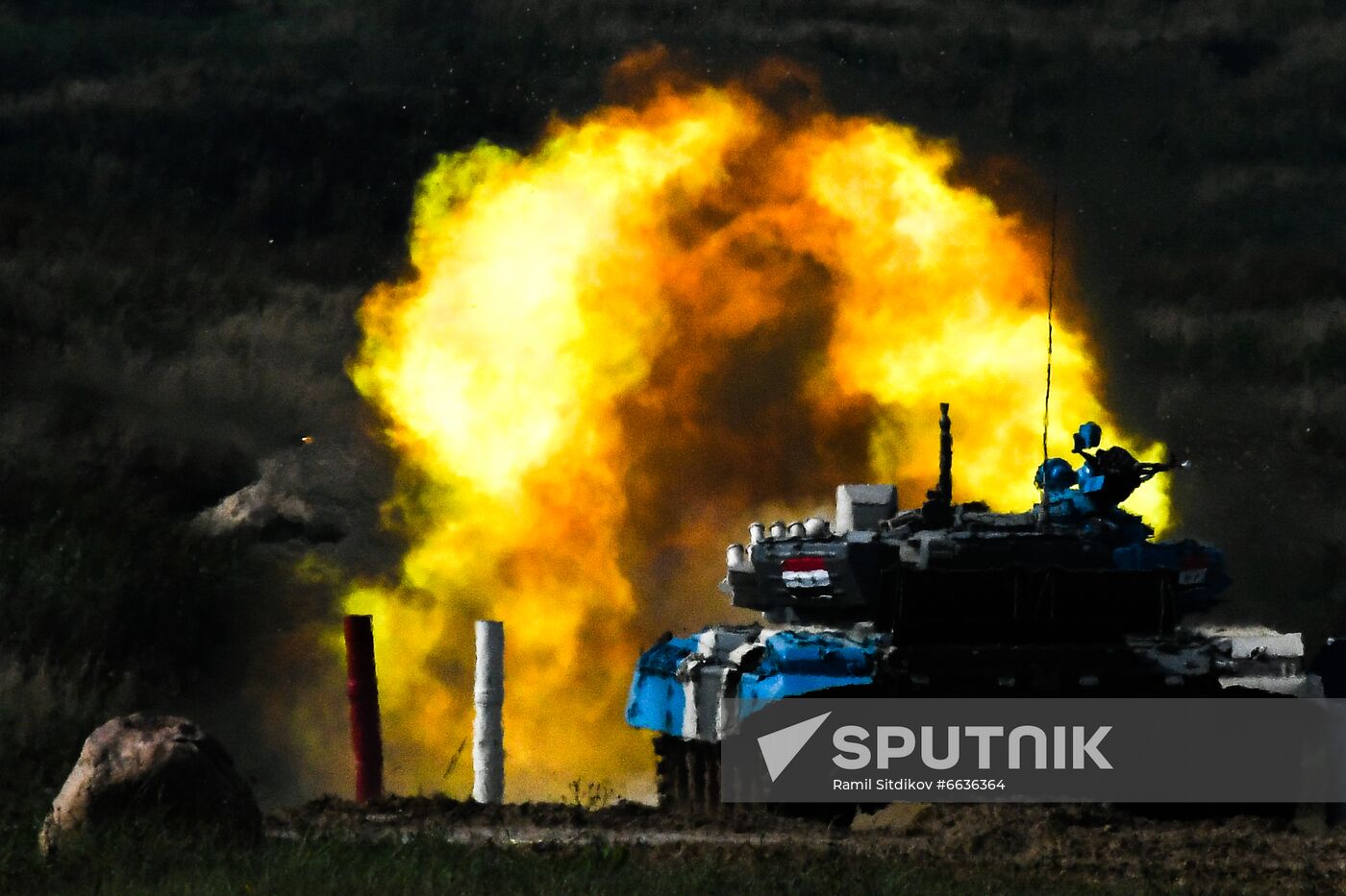 Russia Army Games Tank Biathlon