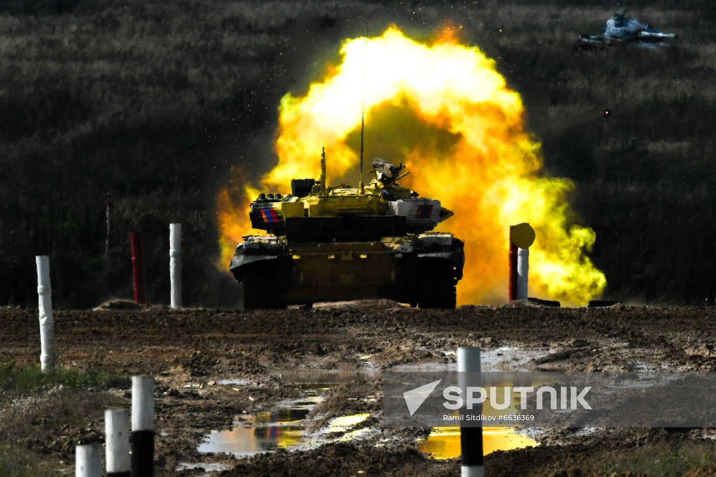 Russia Army Games Tank Biathlon