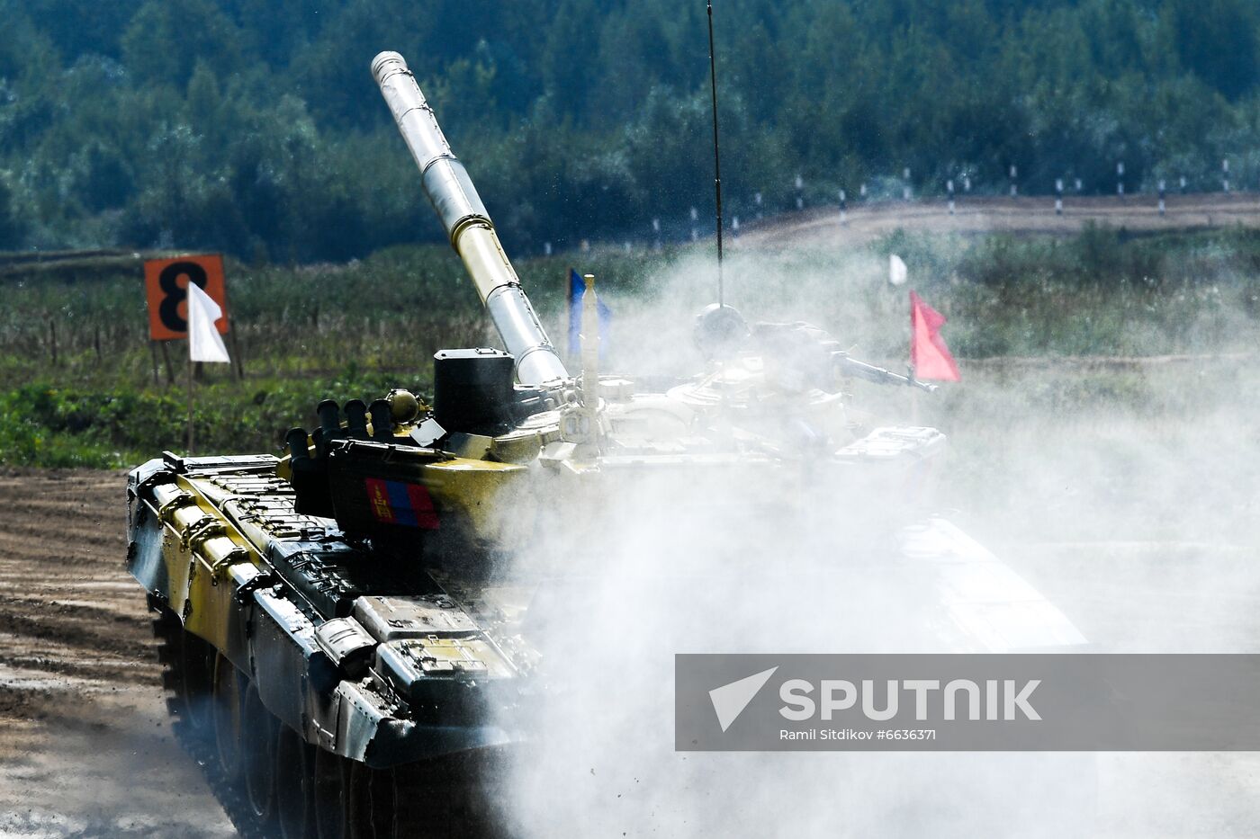 Russia Army Games Tank Biathlon