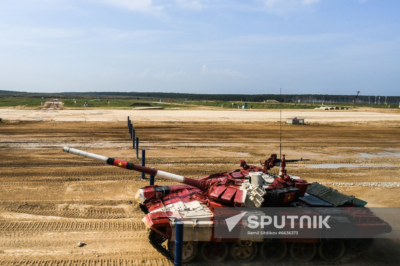 Russia Army Games Tank Biathlon