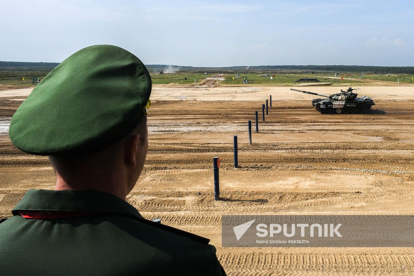 Russia Army Games Tank Biathlon