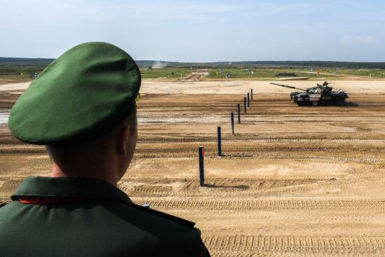 Russia Army Games Tank Biathlon