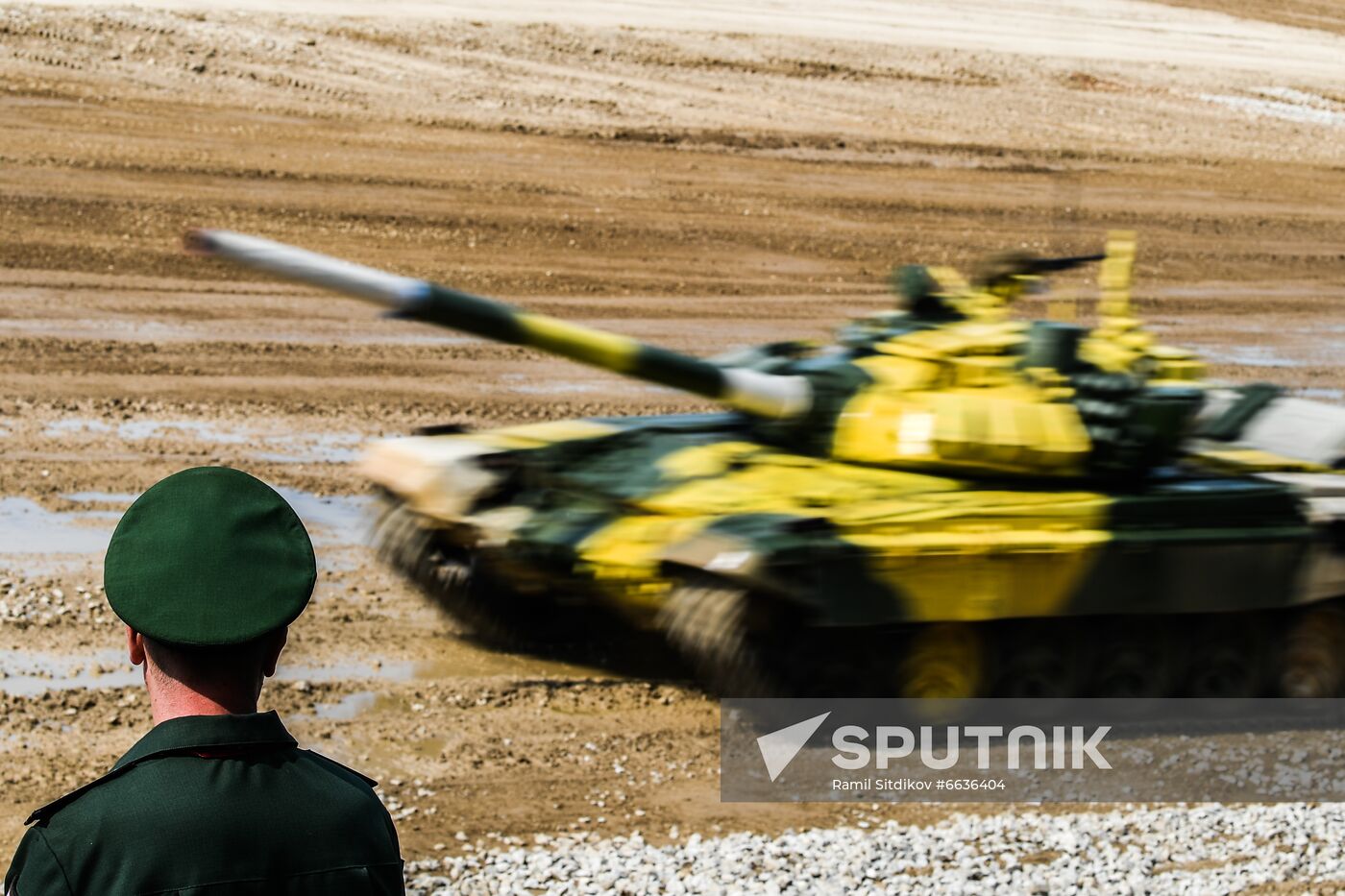 Russia Army Games Tank Biathlon