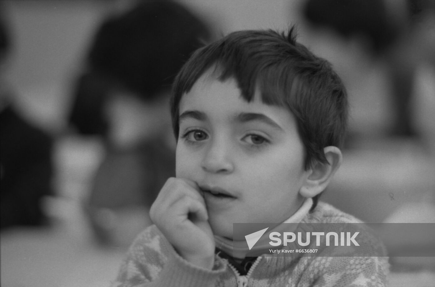 Armenian children that survived earthquake on December 7, 1988