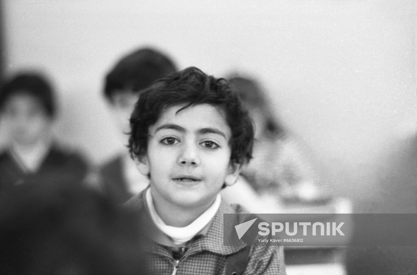 Armenian children that survived earthquake on December 7, 1988