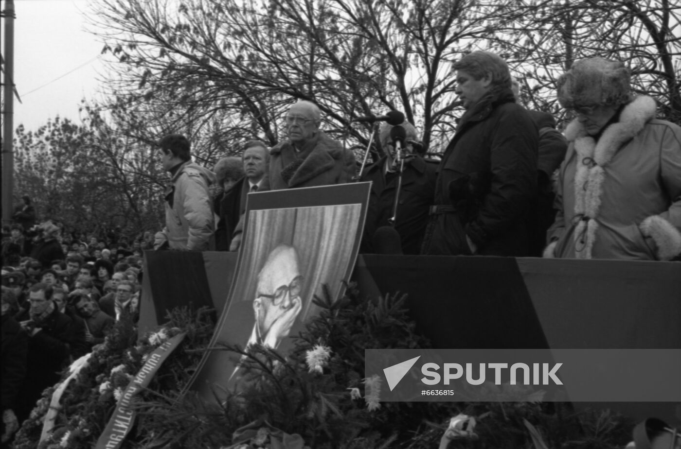 Funeral of Academician Andrei Sakharov