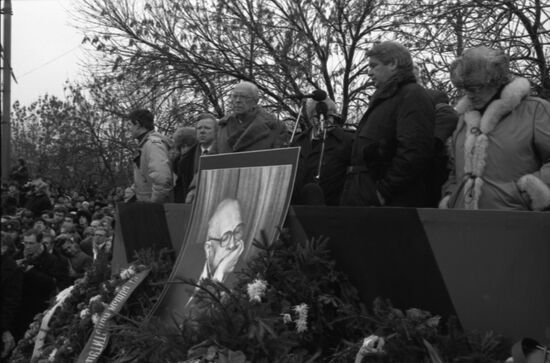 Funeral of Academician Andrei Sakharov