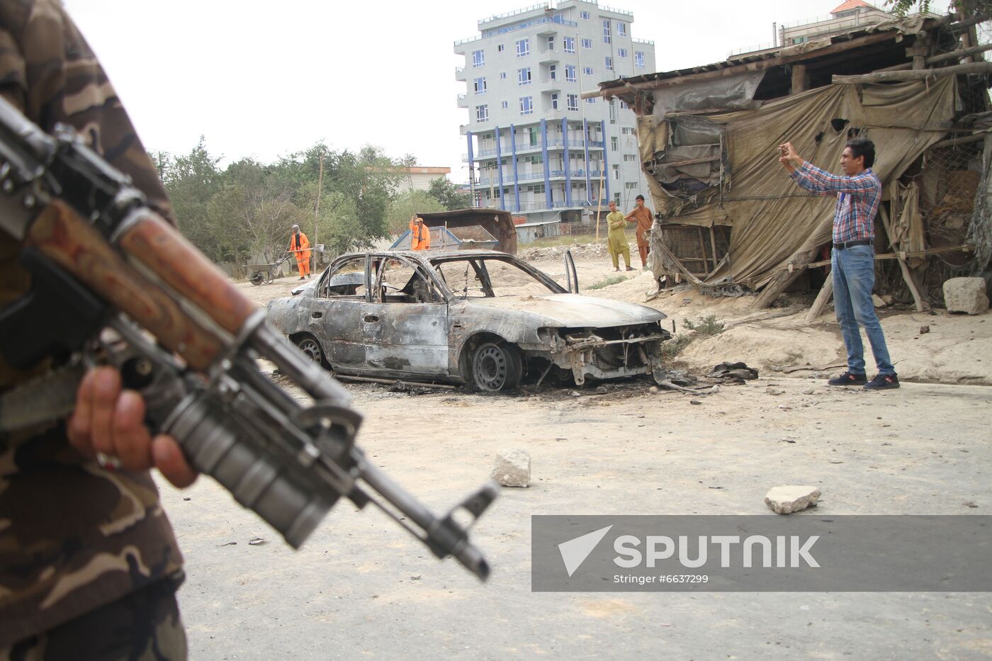 Afghanistan Airport Rocket Attack