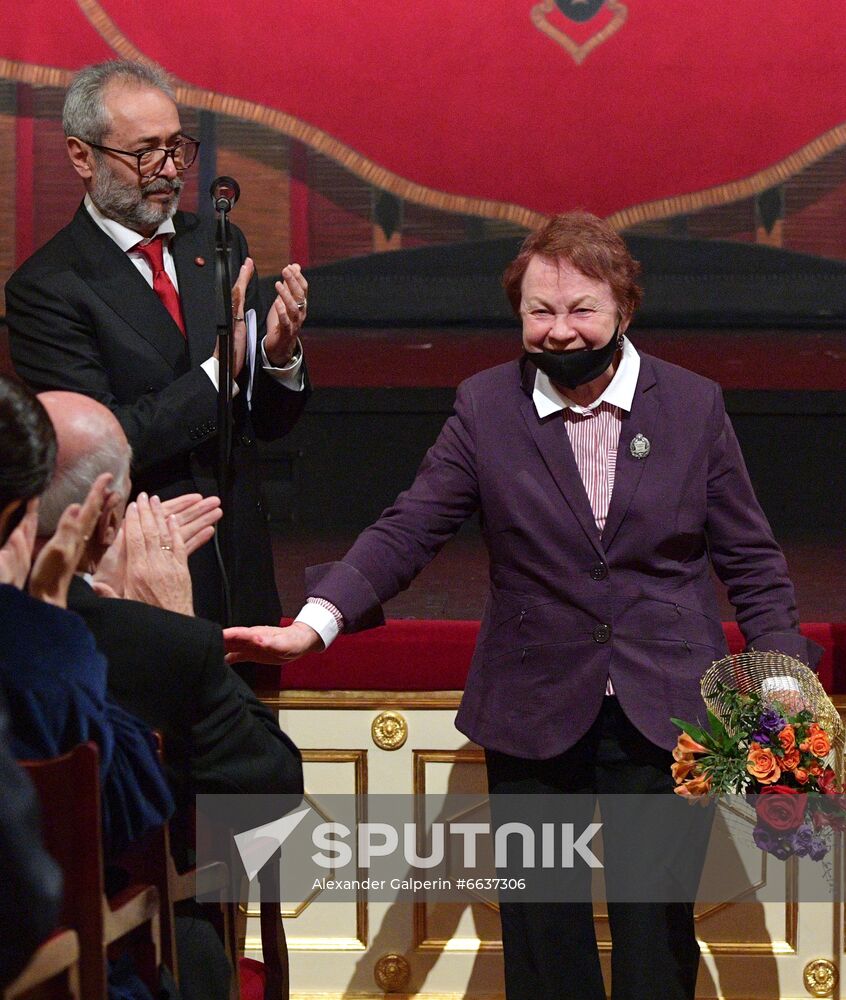 Celebrating 265th anniversary of Alexandrinsky Theater in St. Petersburg