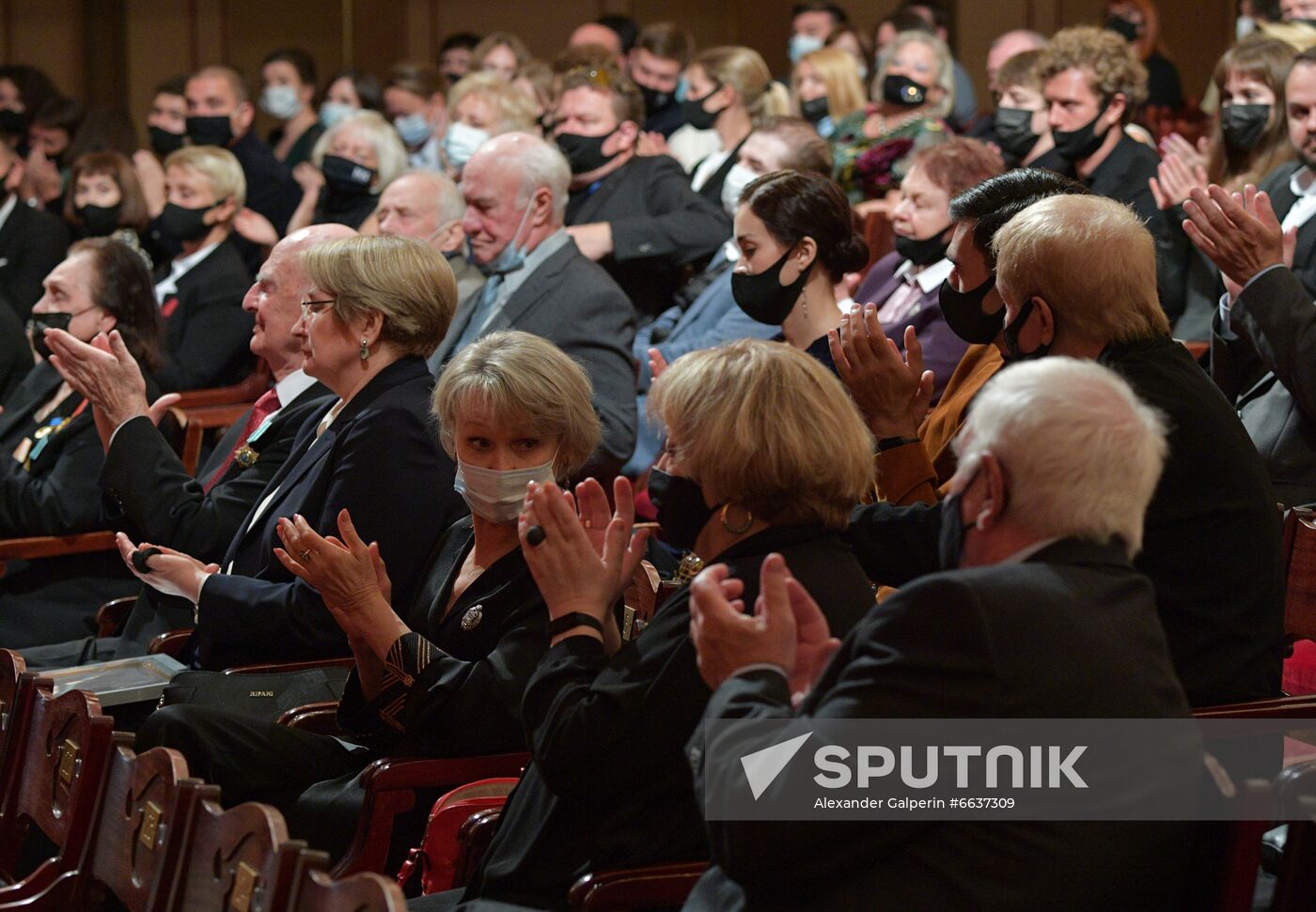 Celebrating 265th anniversary of Alexandrinsky Theater in St. Petersburg