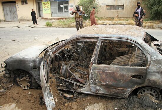 Afghanistan Airport Rocket Attack
