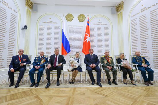 Russia WWII Standards Handing Over Ceremony