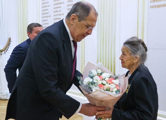 Russia WWII Standards Handing Over Ceremony
