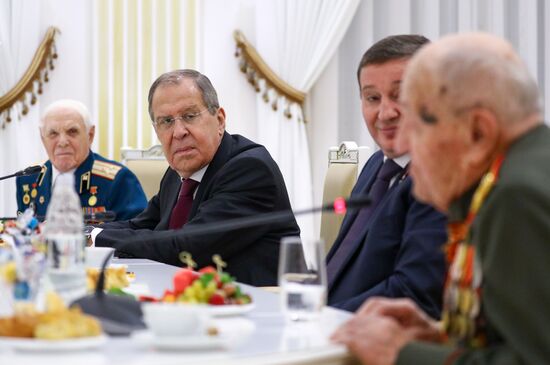 Russia WWII Standards Handing Over Ceremony