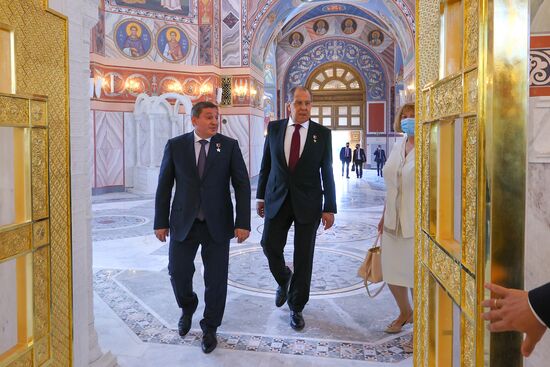 Russia WWII Standards Handing Over Ceremony