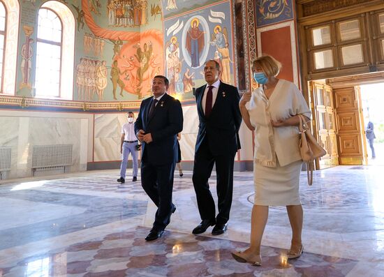 Russia WWII Standards Handing Over Ceremony