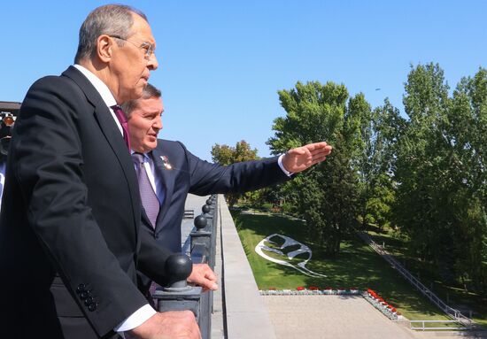 Russia WWII Standards Handing Over Ceremony