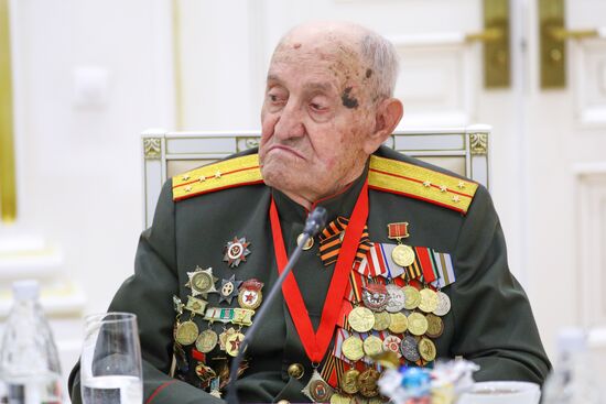 Russia WWII Standards Handing Over Ceremony