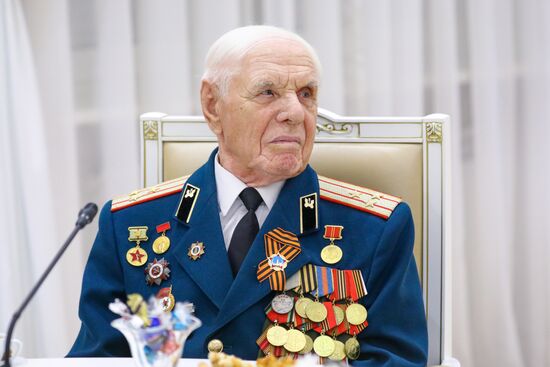 Russia WWII Standards Handing Over Ceremony