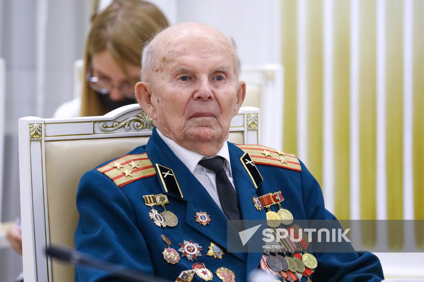 Russia WWII Standards Handing Over Ceremony
