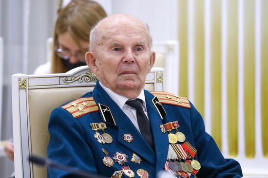 Russia WWII Standards Handing Over Ceremony