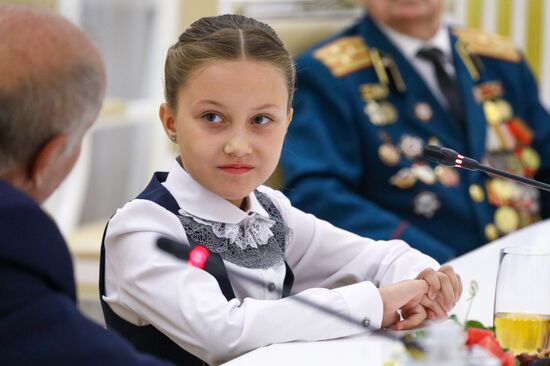 Russia WWII Standards Handing Over Ceremony