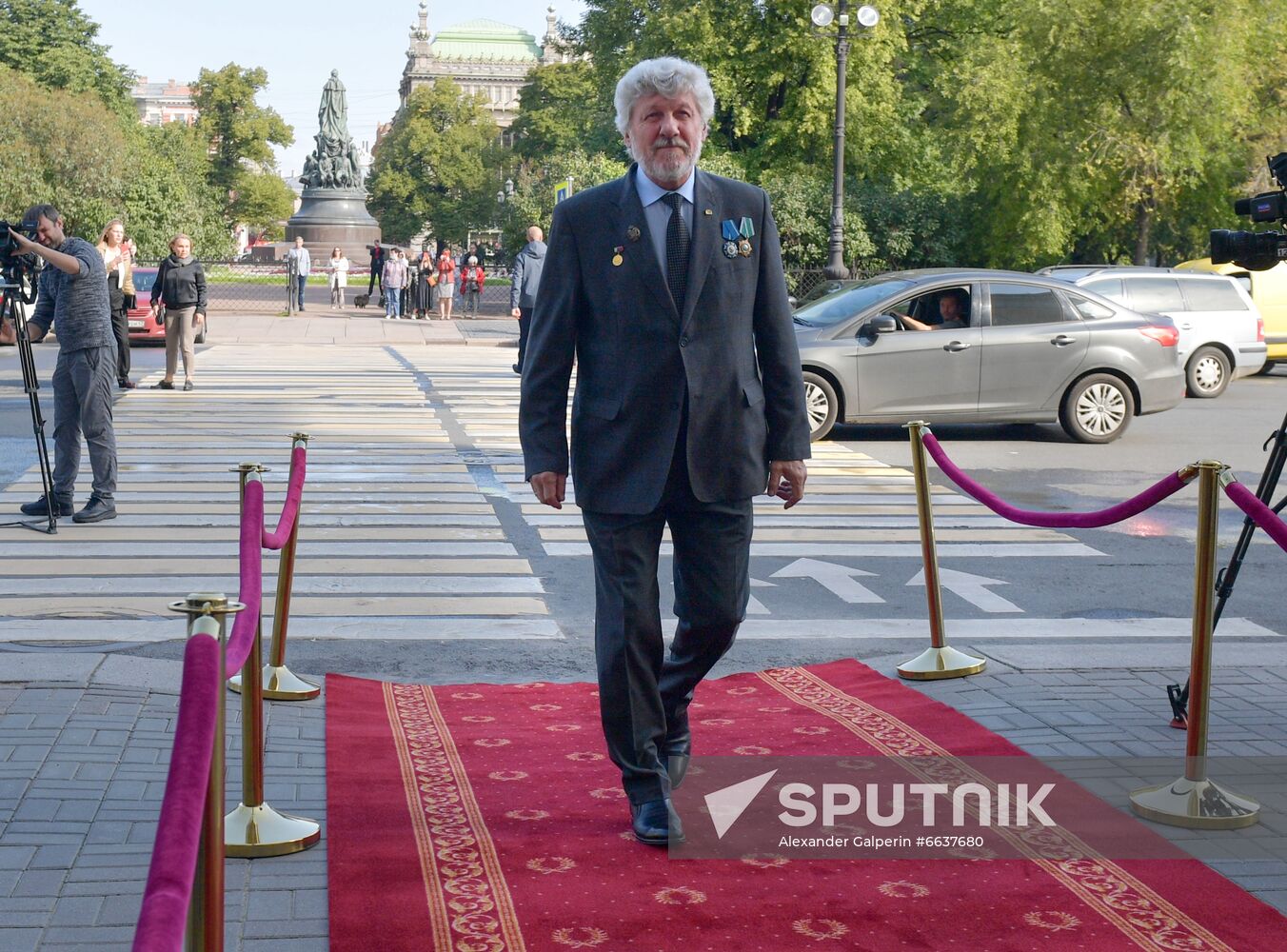 Celebrating 265th anniversary of Alexandrinsky Theater in St. Petersburg